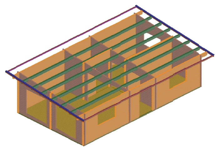Plano 2 de casa Alicante de 45 m2.