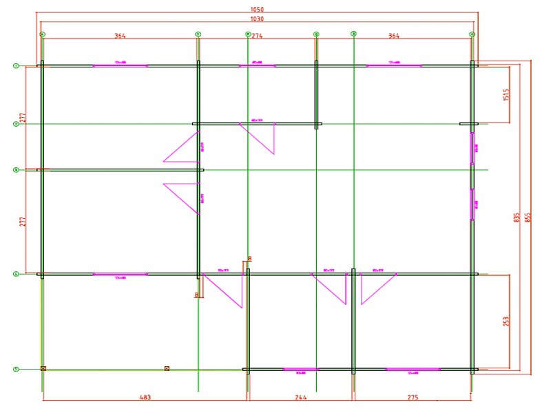 Plano 2 de casa Kristy de 70 m2.