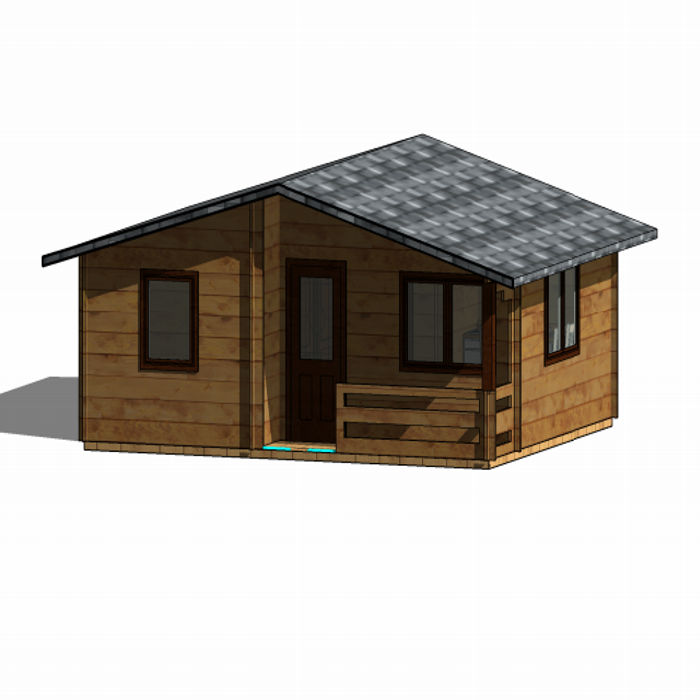 Plano 4 de casa Sunny de 30 m2.